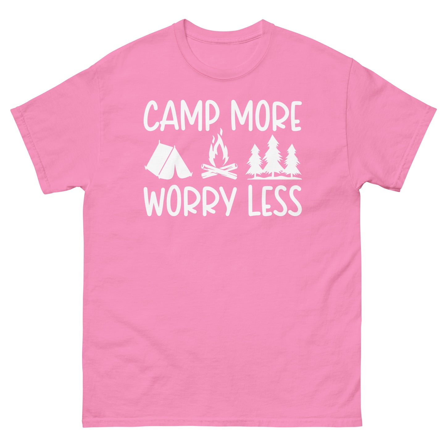 camp more worry less - classic tee