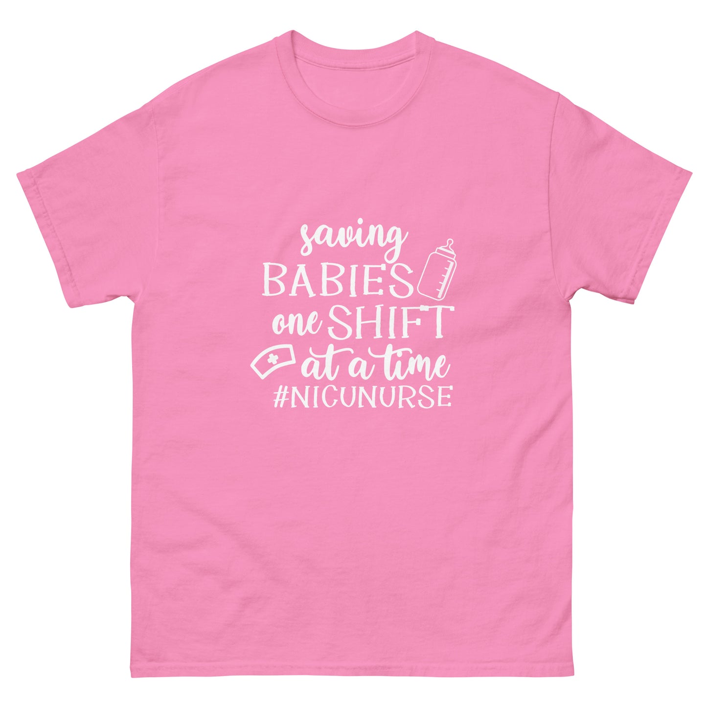 Saving babies - nursing - classic tee