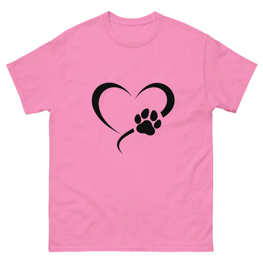 Heart Paw Print - classic tee