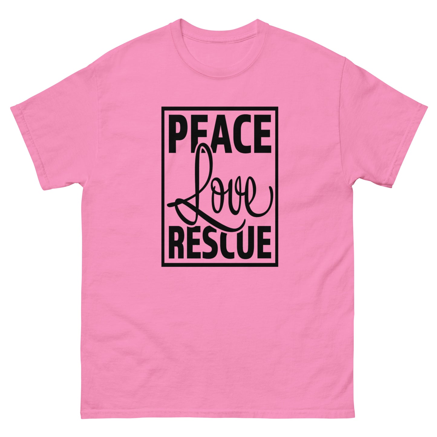 Peace Love Rescue - classic tee