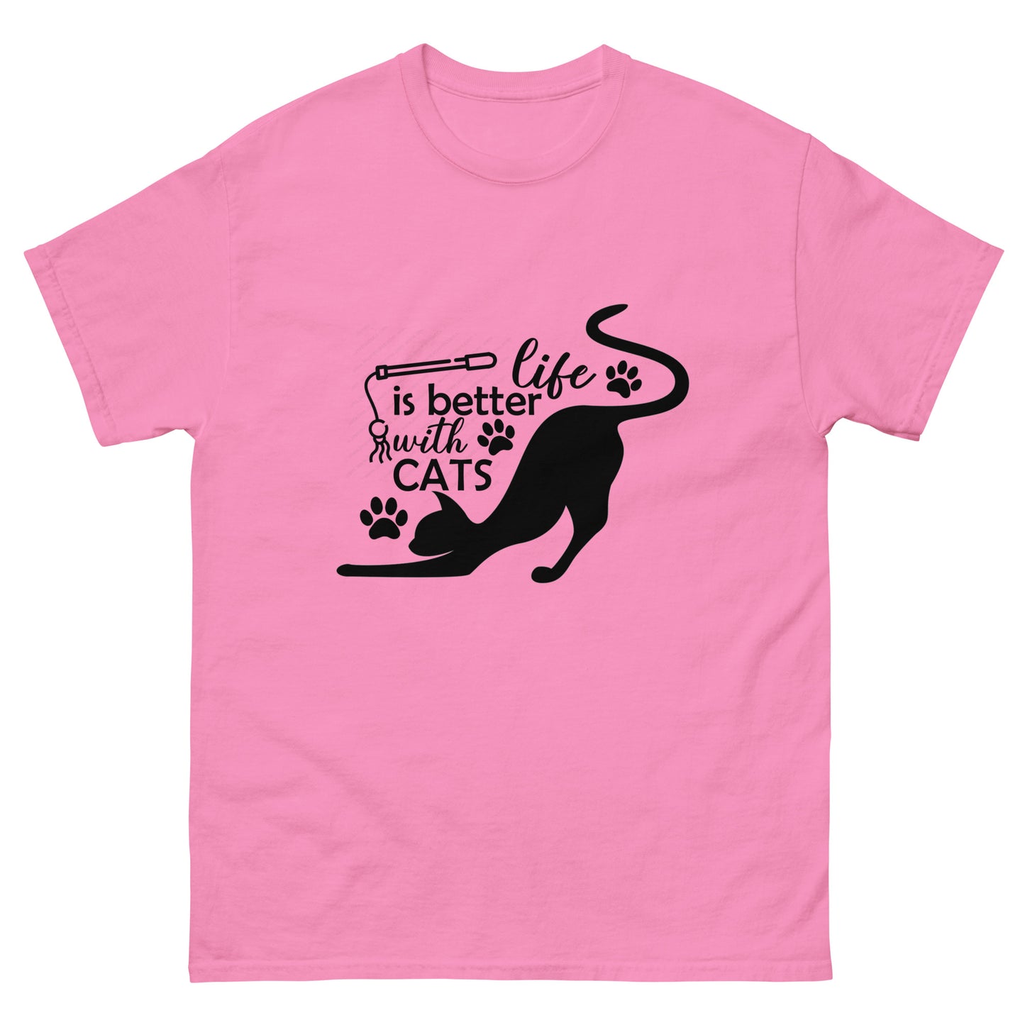 Life is better with cats - classic tee