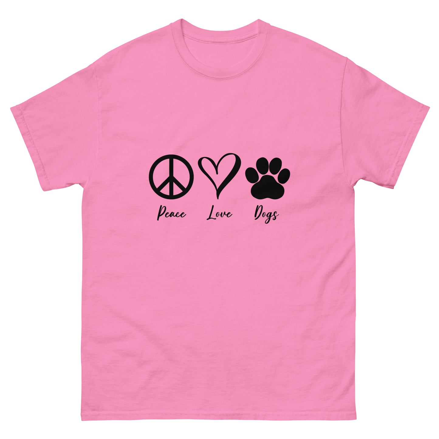 Peace Love Dogs - classic tee