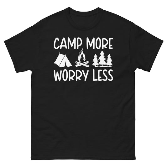 camp more worry less - classic tee