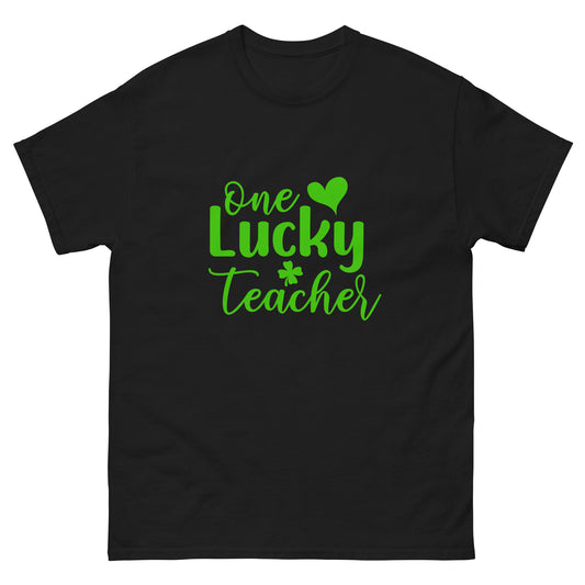 One Lucky Teacher - St Patrick's Day - classic tee