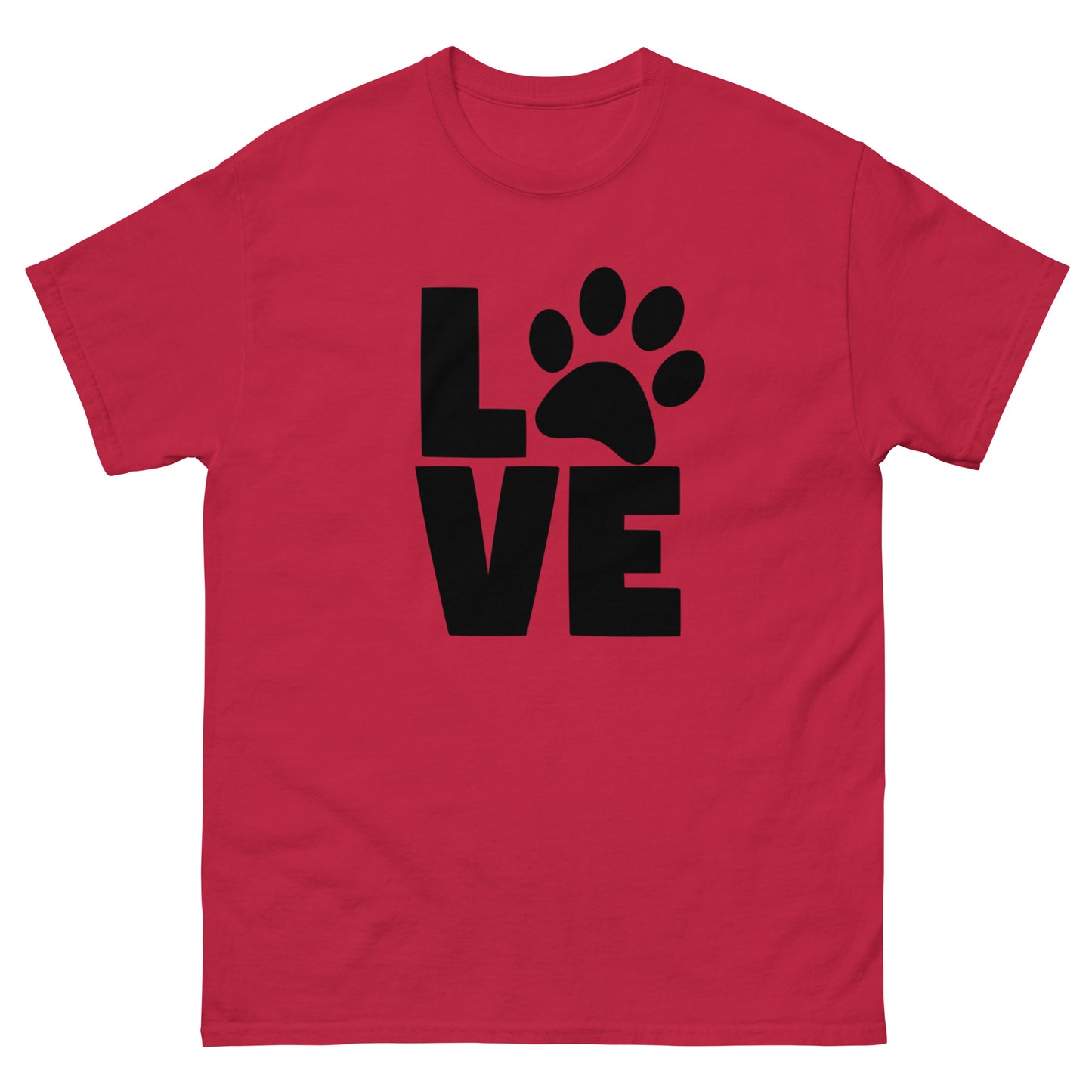 Love Paw Print - classic tee