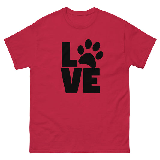 Love Paw Print - classic tee