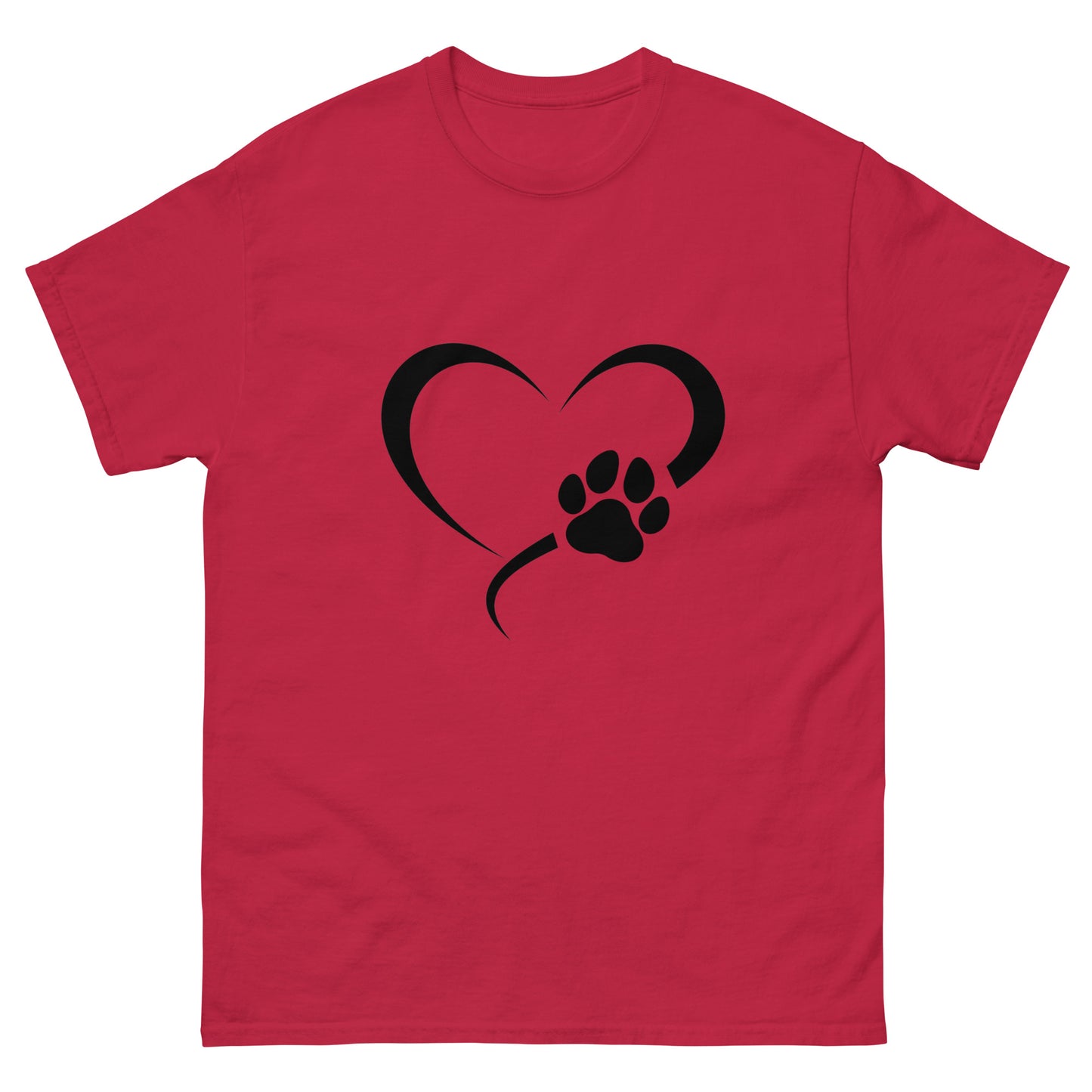 Heart Paw Print - classic tee