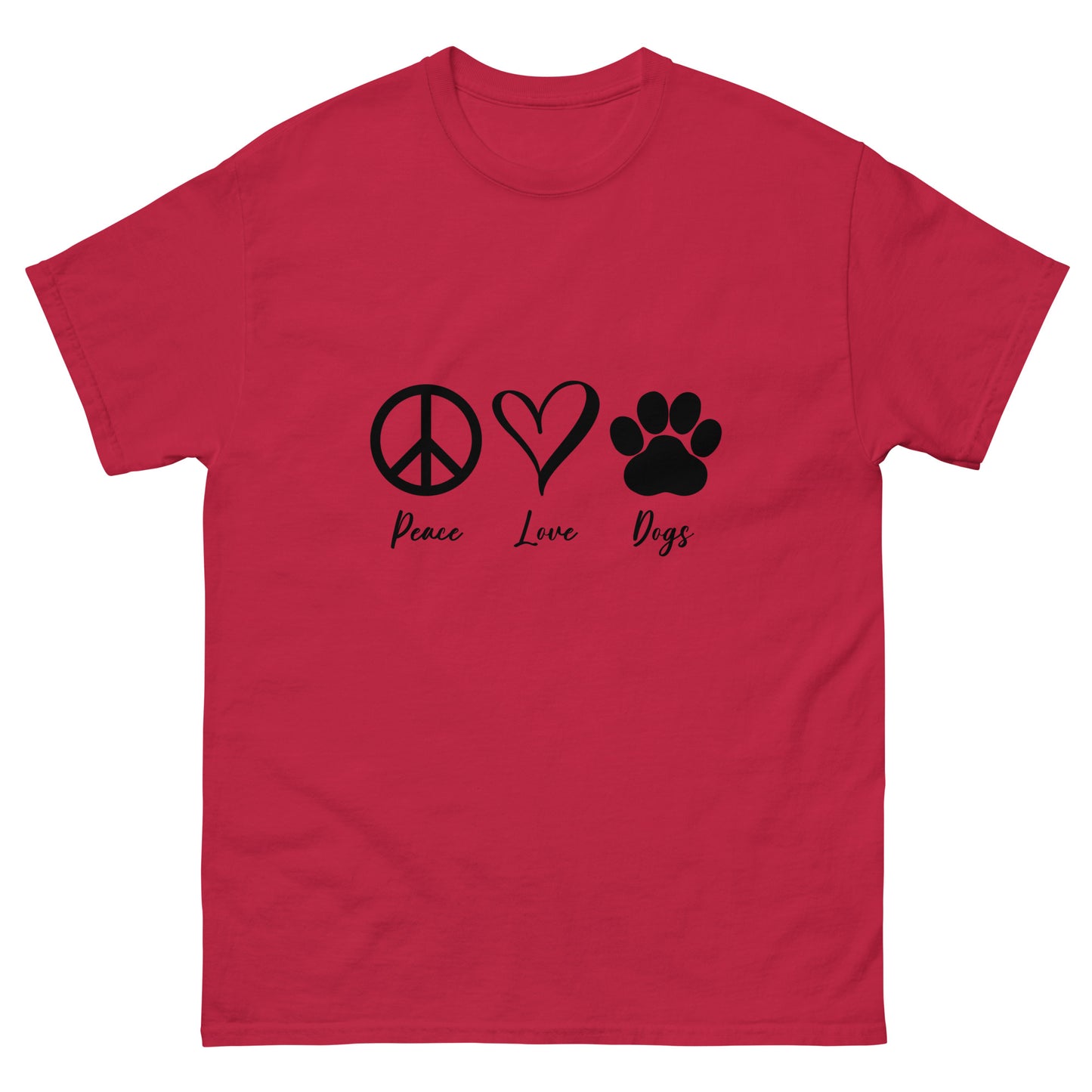 Peace Love Dogs - classic tee