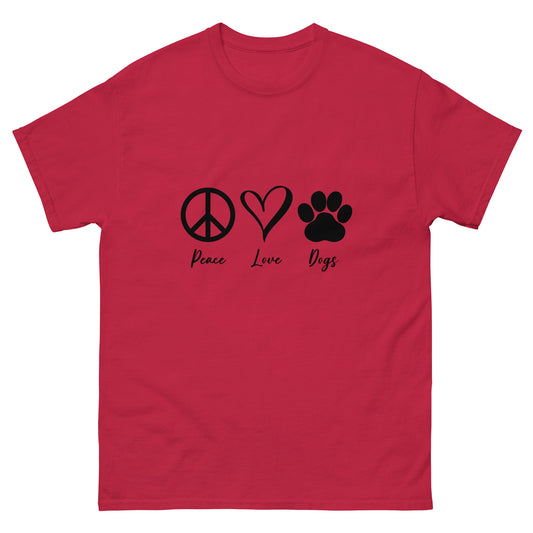Peace Love Dogs - classic tee