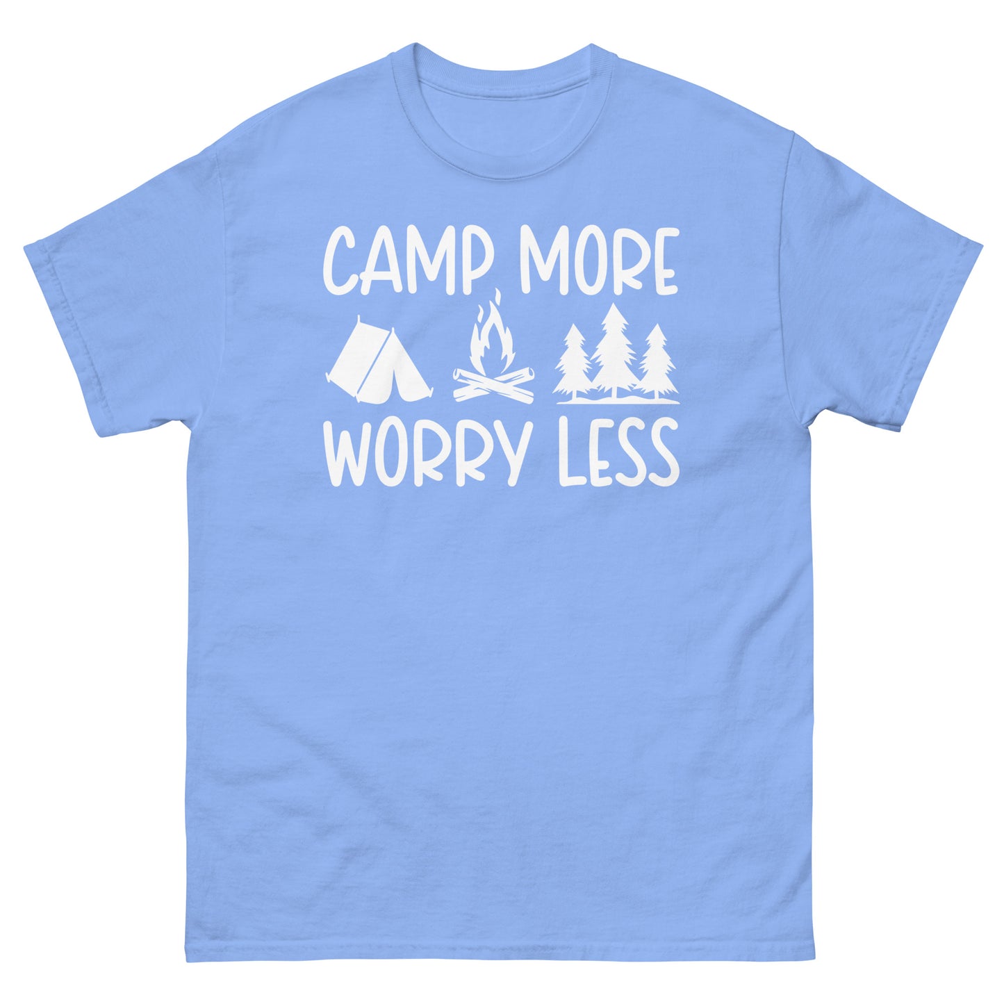 camp more worry less - classic tee