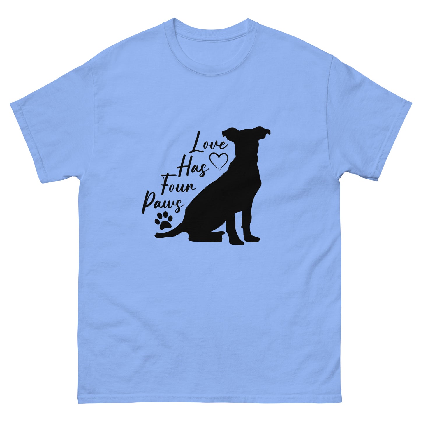 Love has four paws - Dog - classic tee