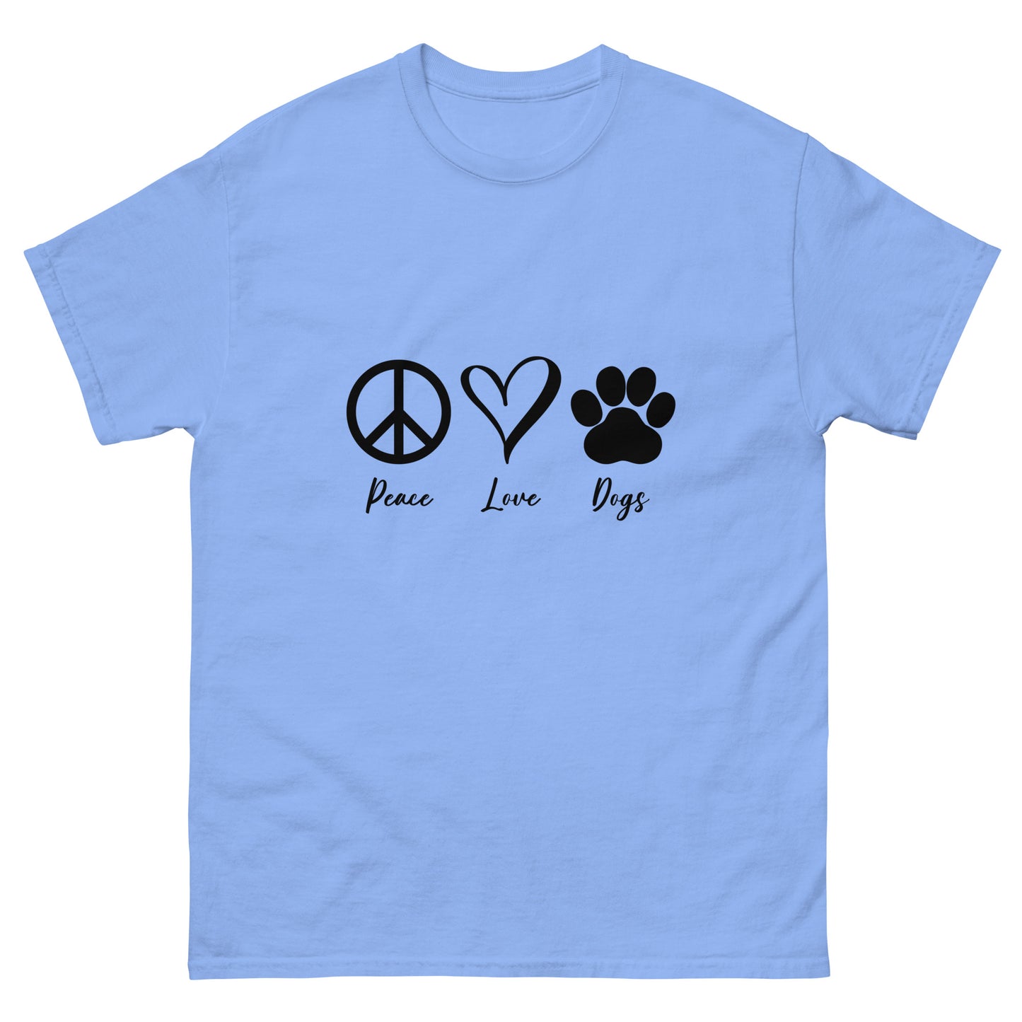 Peace Love Dogs - classic tee