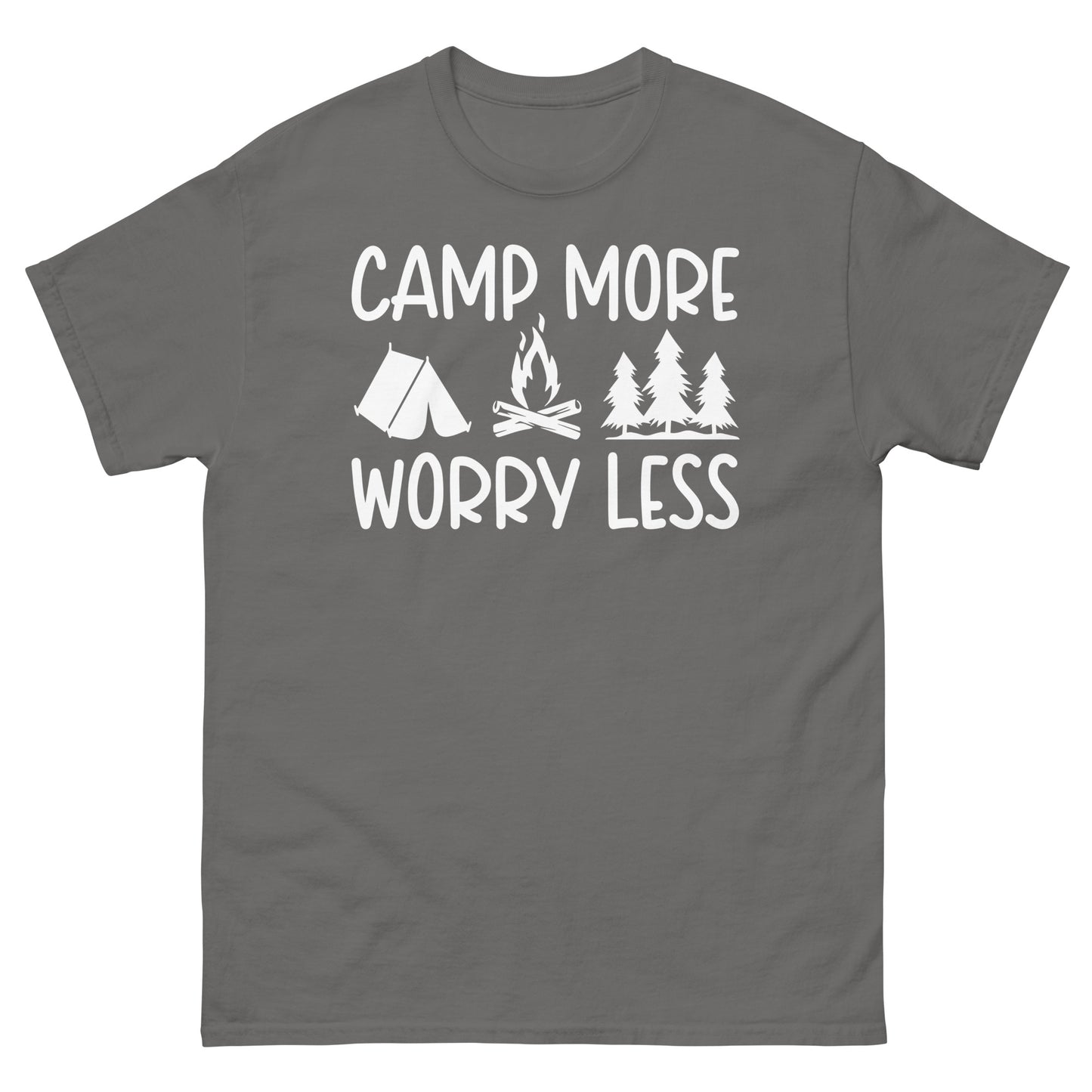 camp more worry less - classic tee