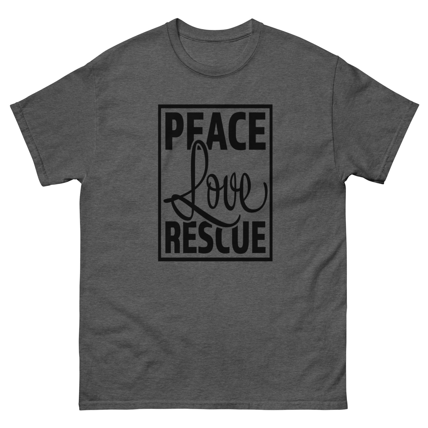 Peace Love Rescue - classic tee