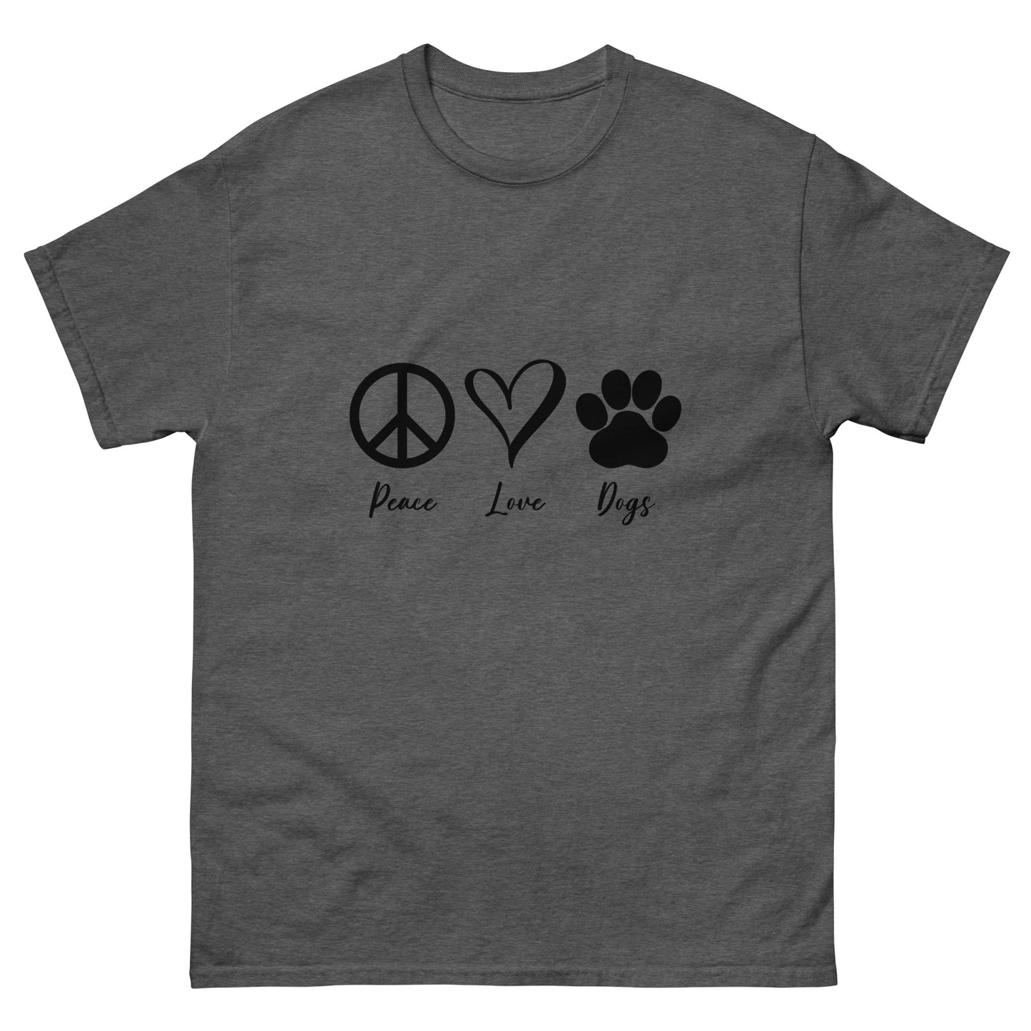 Peace Love Dogs - classic tee