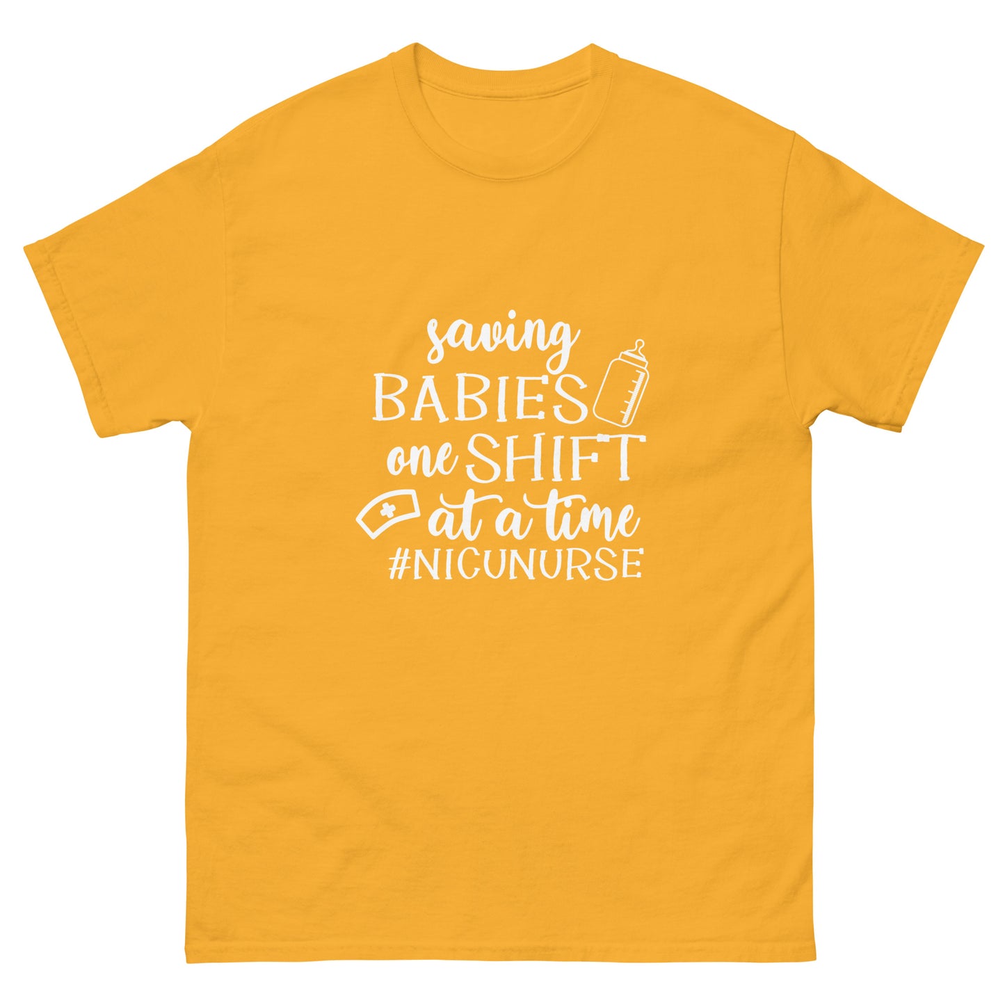 Saving babies - nursing - classic tee