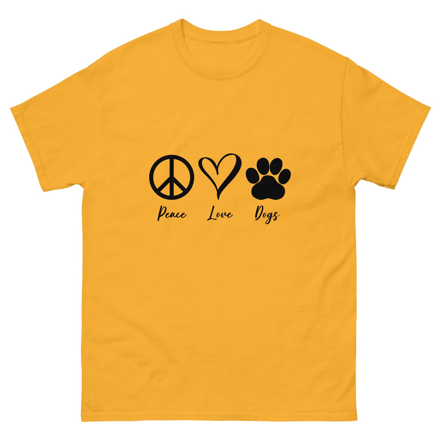 Peace Love Dogs - classic tee