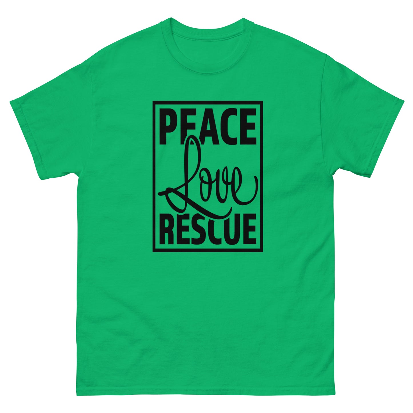 Peace Love Rescue - classic tee