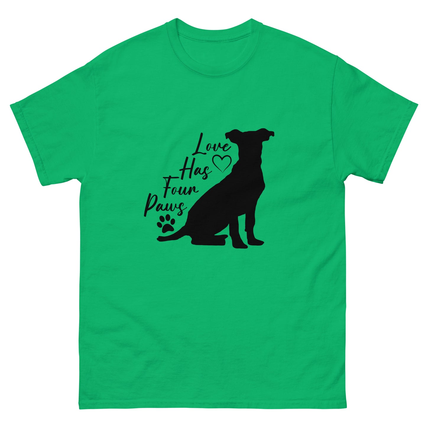 Love has four paws - Dog - classic tee