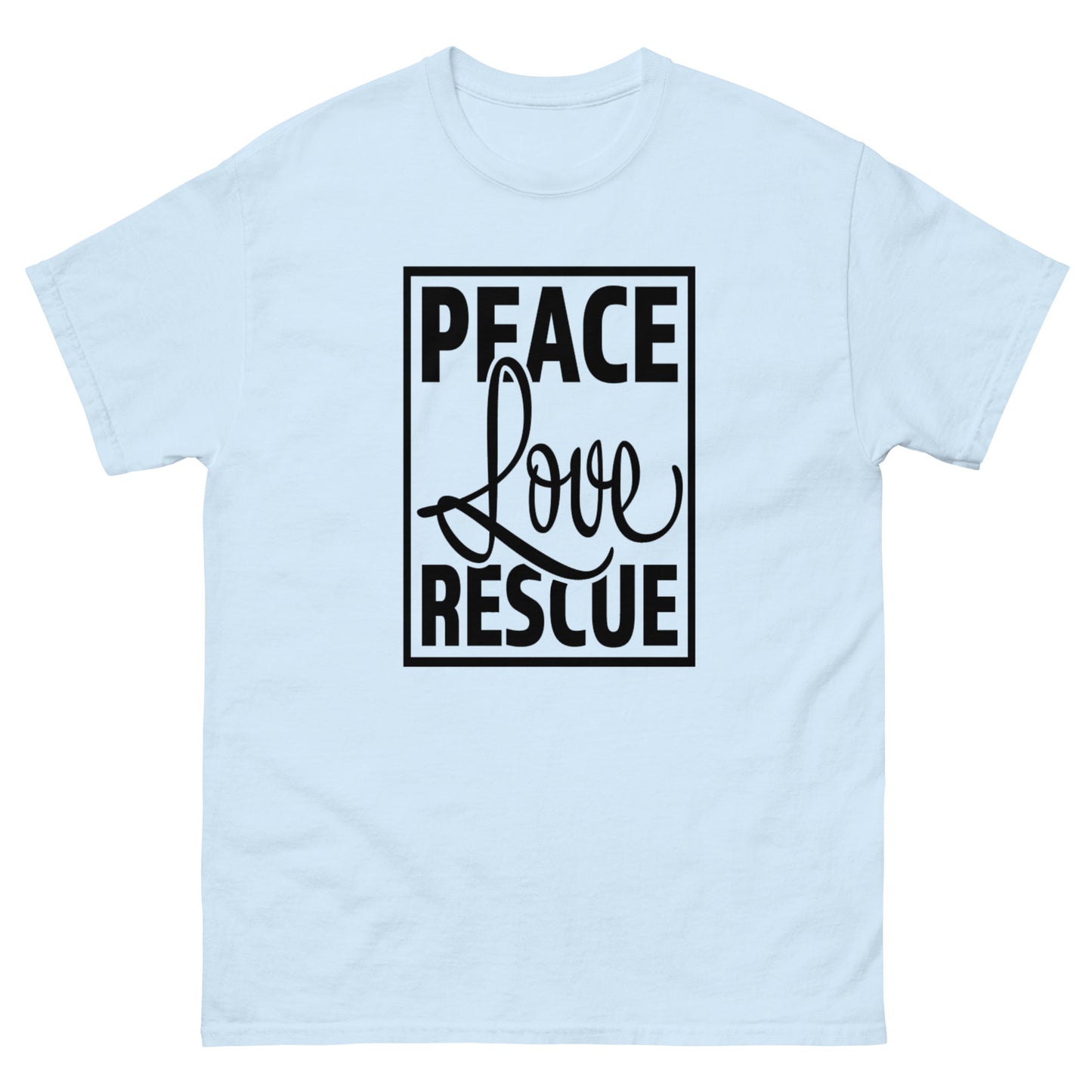 Peace Love Rescue - classic tee