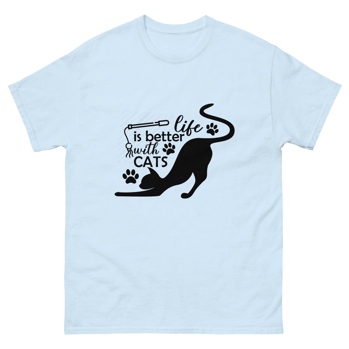 Life is better with cats - classic tee