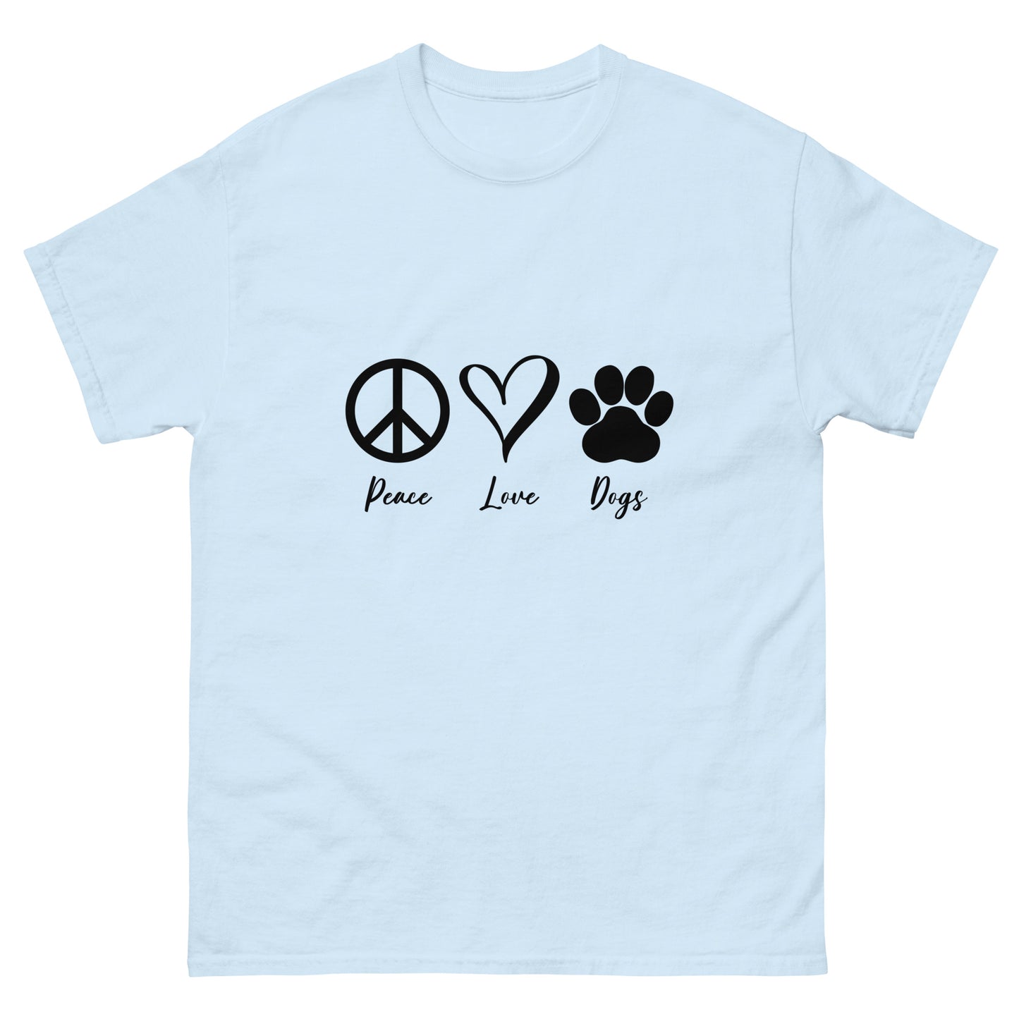 Peace Love Dogs - classic tee