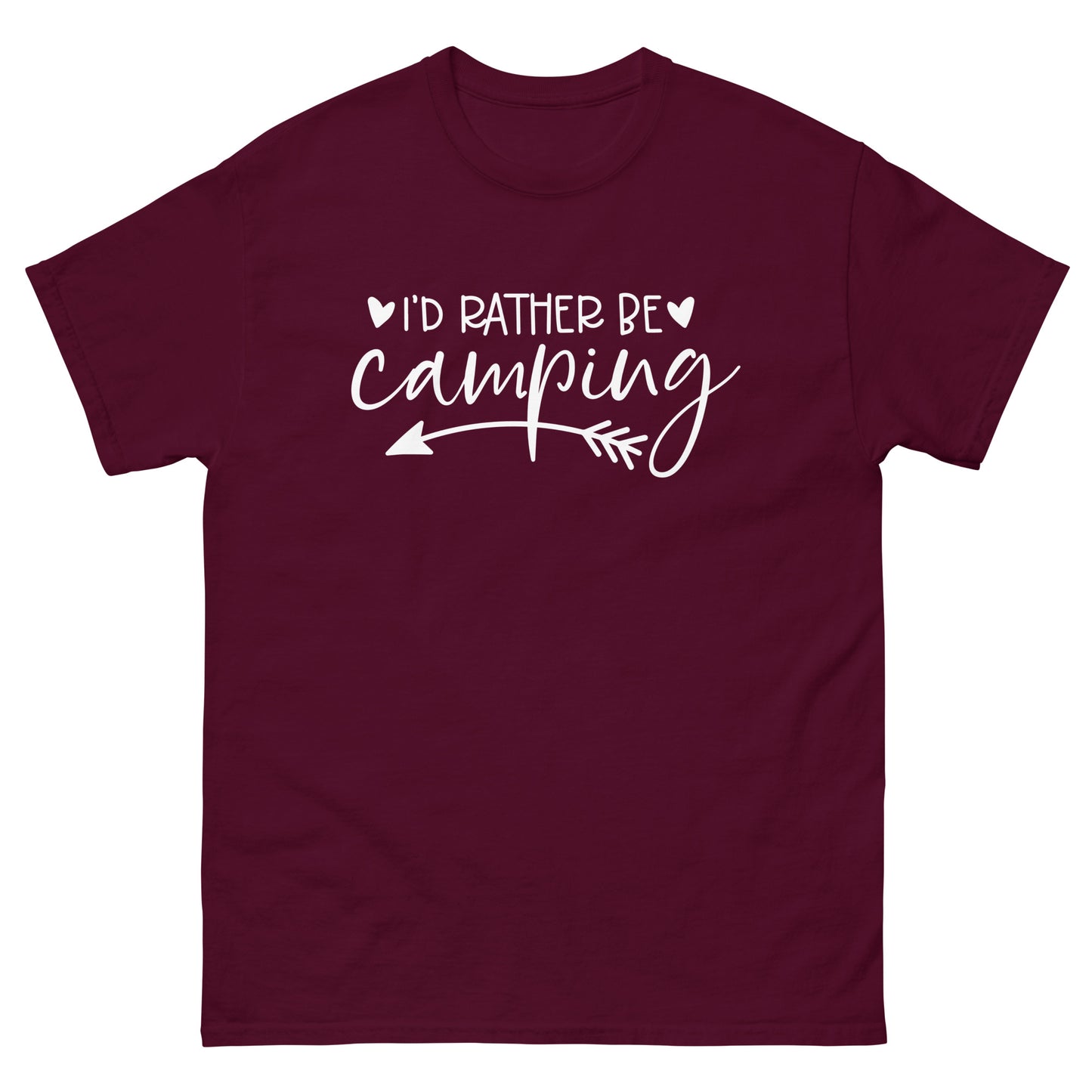 I'd rather be camping - classic tee