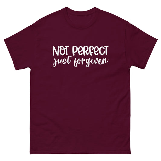 Not Perfect Just Forgiven - classic tee