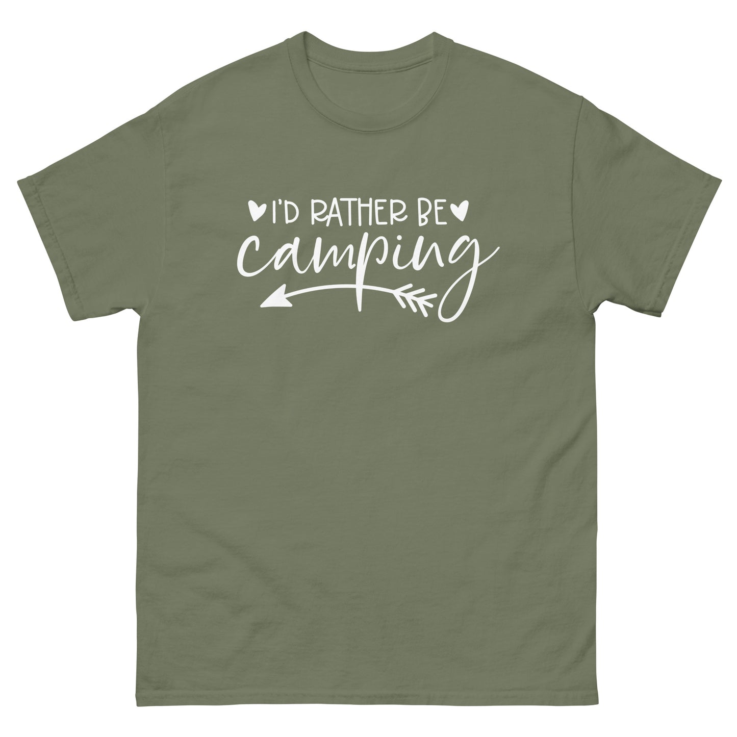 I'd rather be camping - classic tee