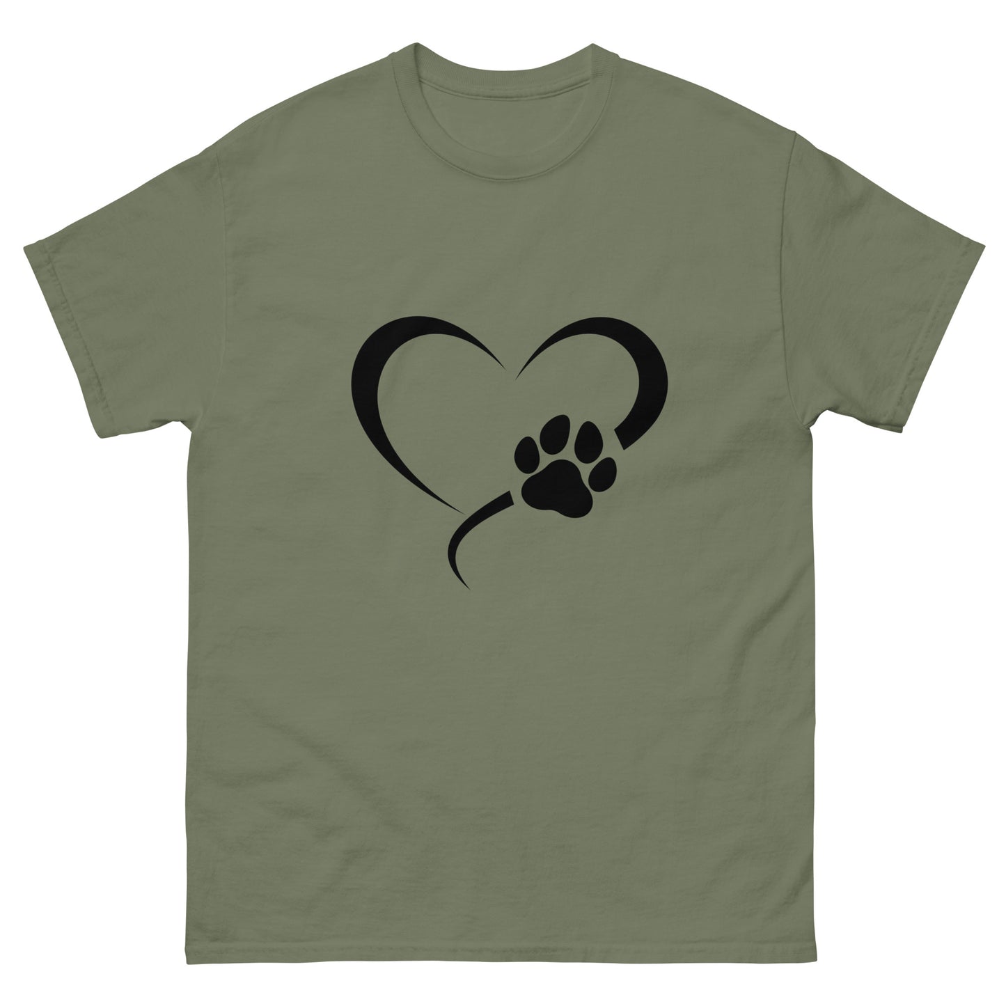 Heart Paw Print - classic tee