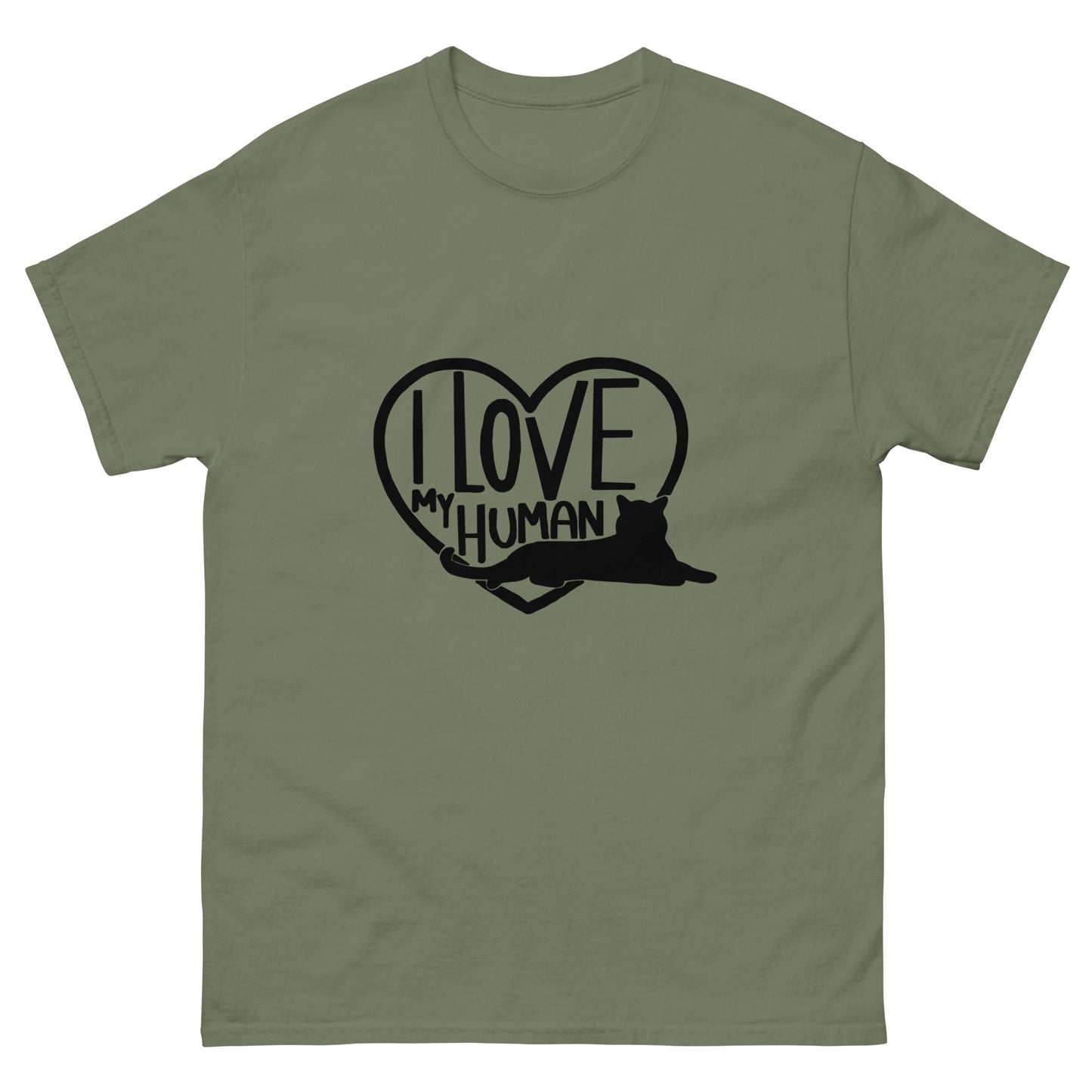 I Love My Human - classic tee