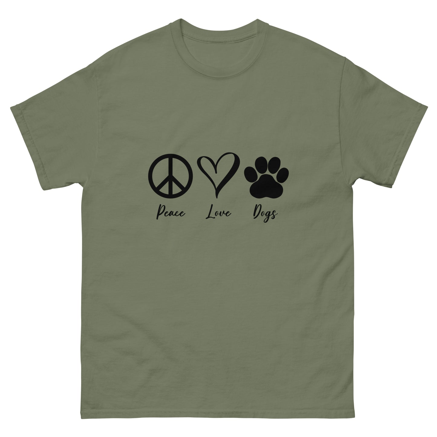 Peace Love Dogs - classic tee