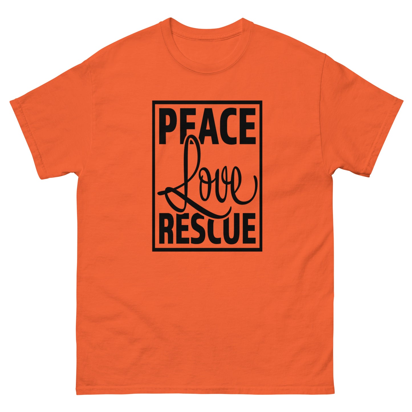 Peace Love Rescue - classic tee
