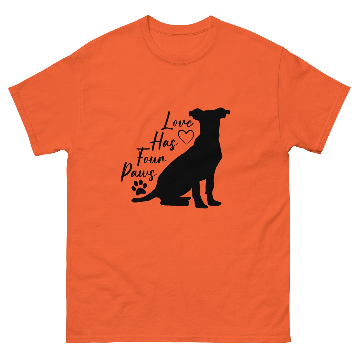 Love has four paws - Dog - classic tee