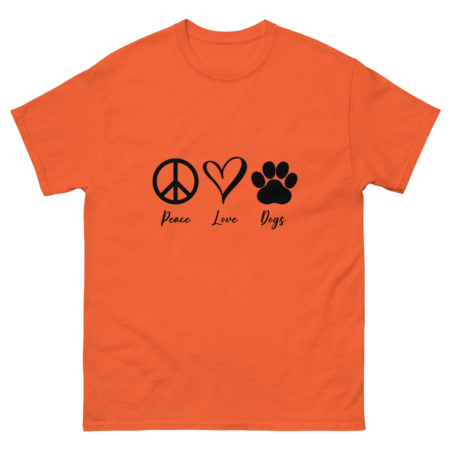 Peace Love Dogs - classic tee