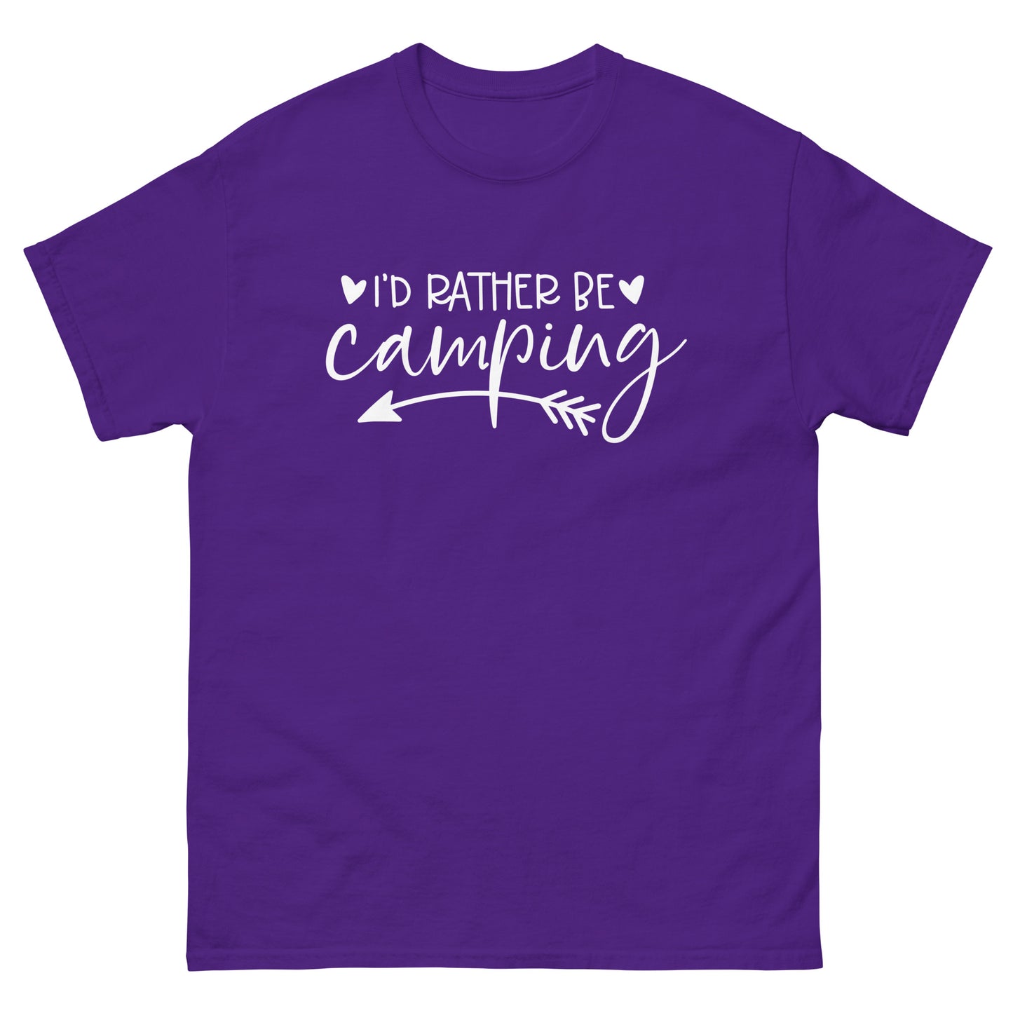 I'd rather be camping - classic tee