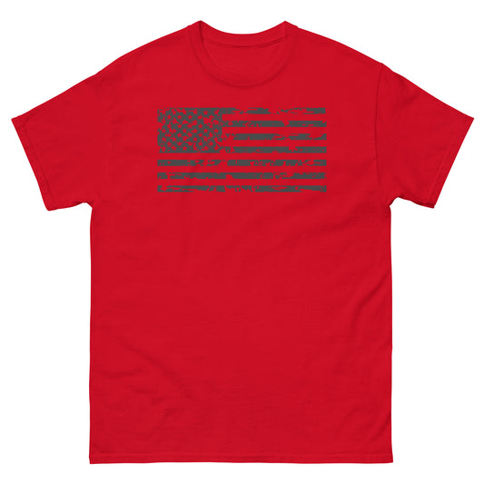 Distressed American Flag - classic tee