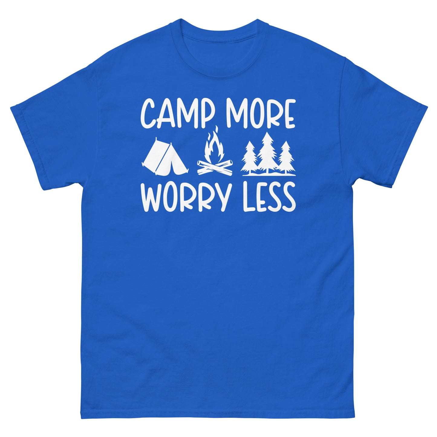 camp more worry less - classic tee