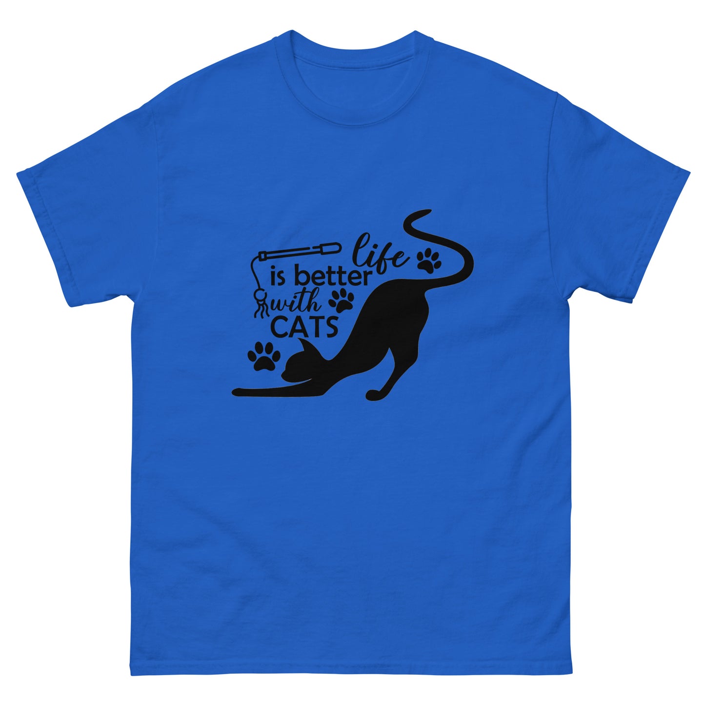 Life is better with cats - classic tee