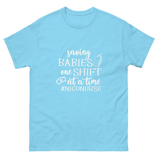 Saving babies - nursing - classic tee