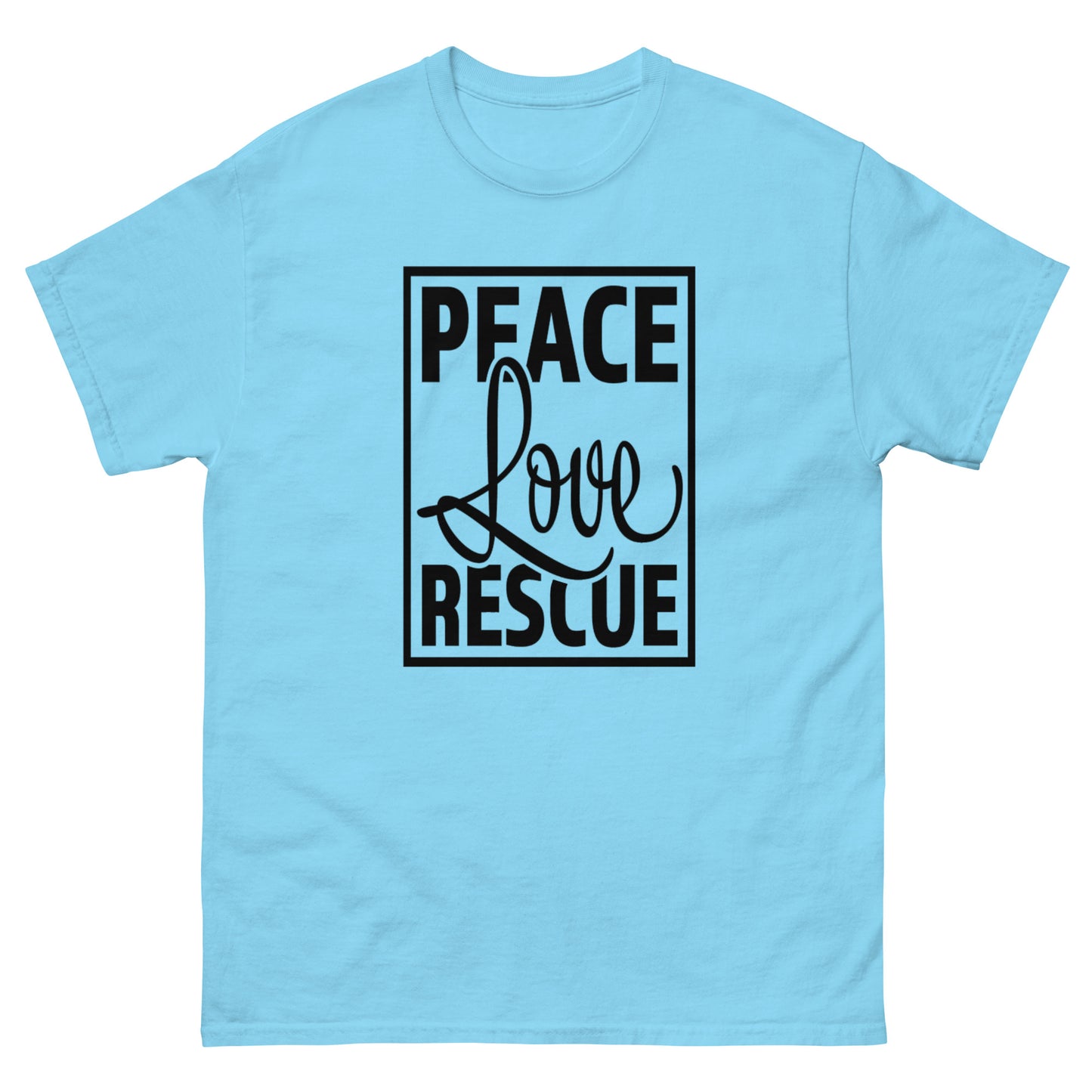 Peace Love Rescue - classic tee