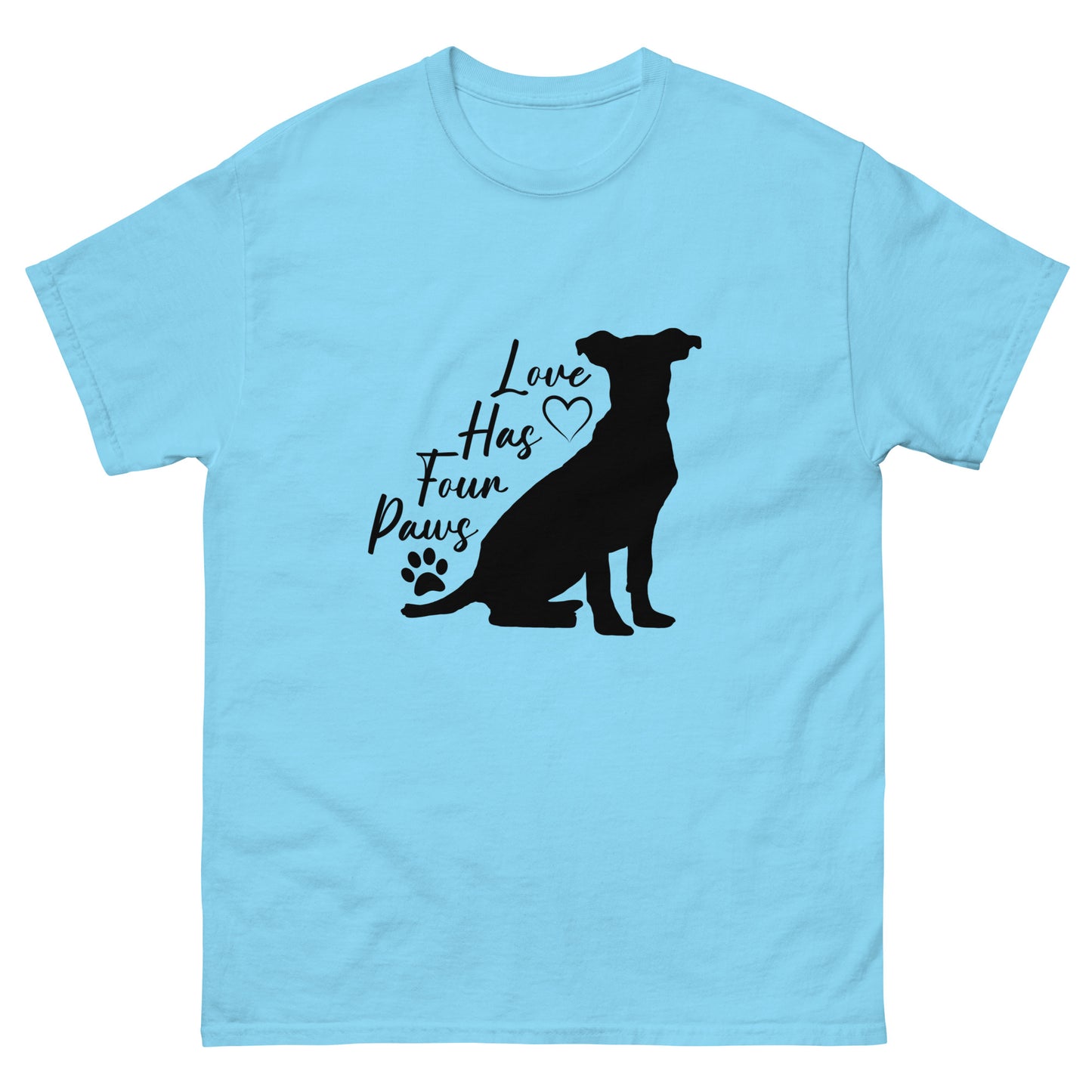 Love has four paws - Dog - classic tee