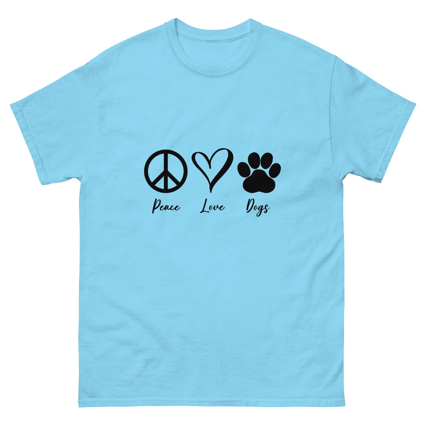 Peace Love Dogs - classic tee
