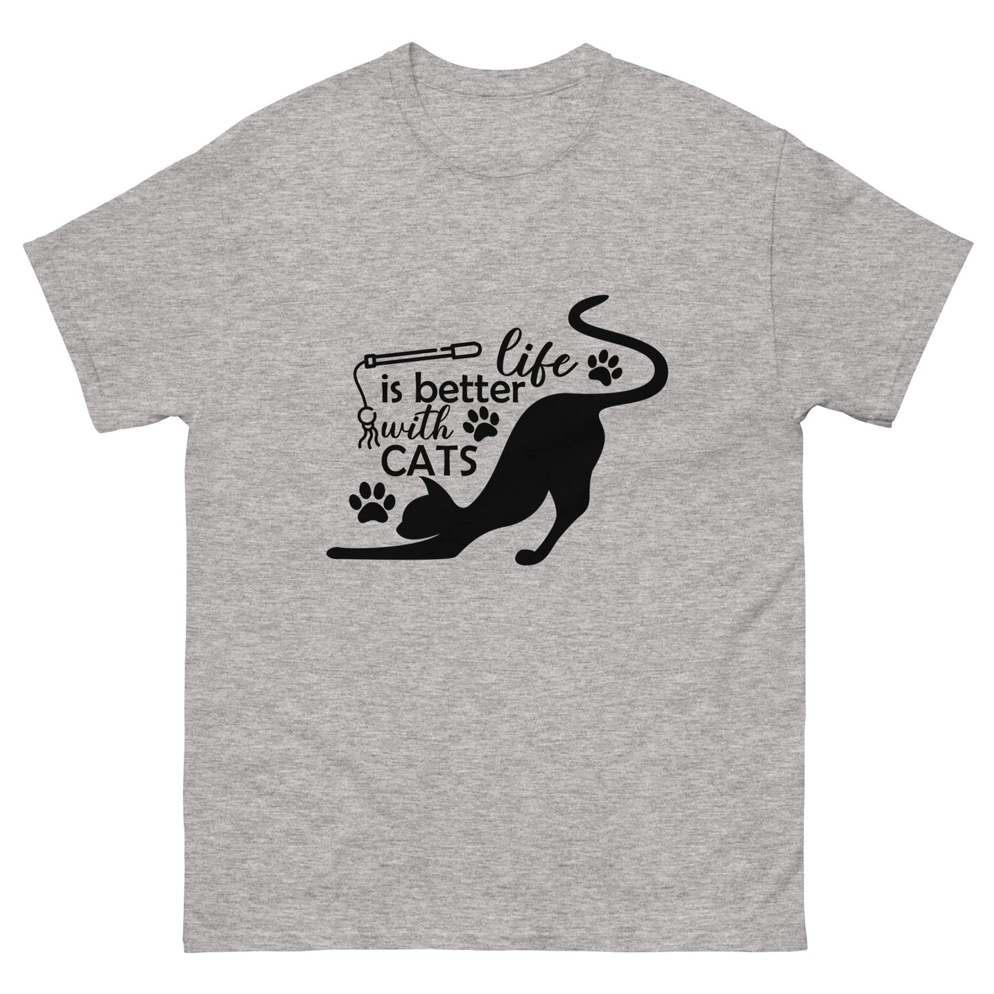 Life is better with cats - classic tee