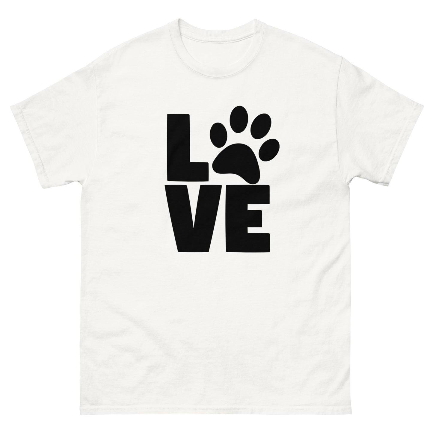 Love Paw Print - classic tee