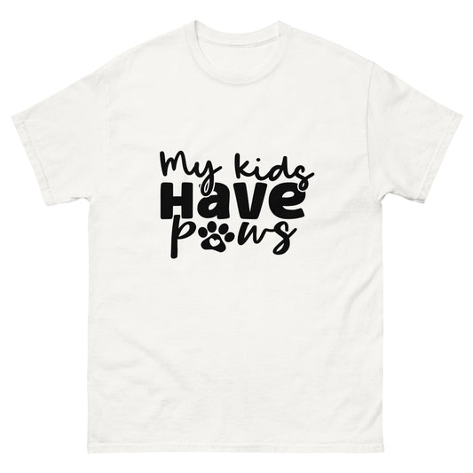 My Kids Have Paws - classic tee