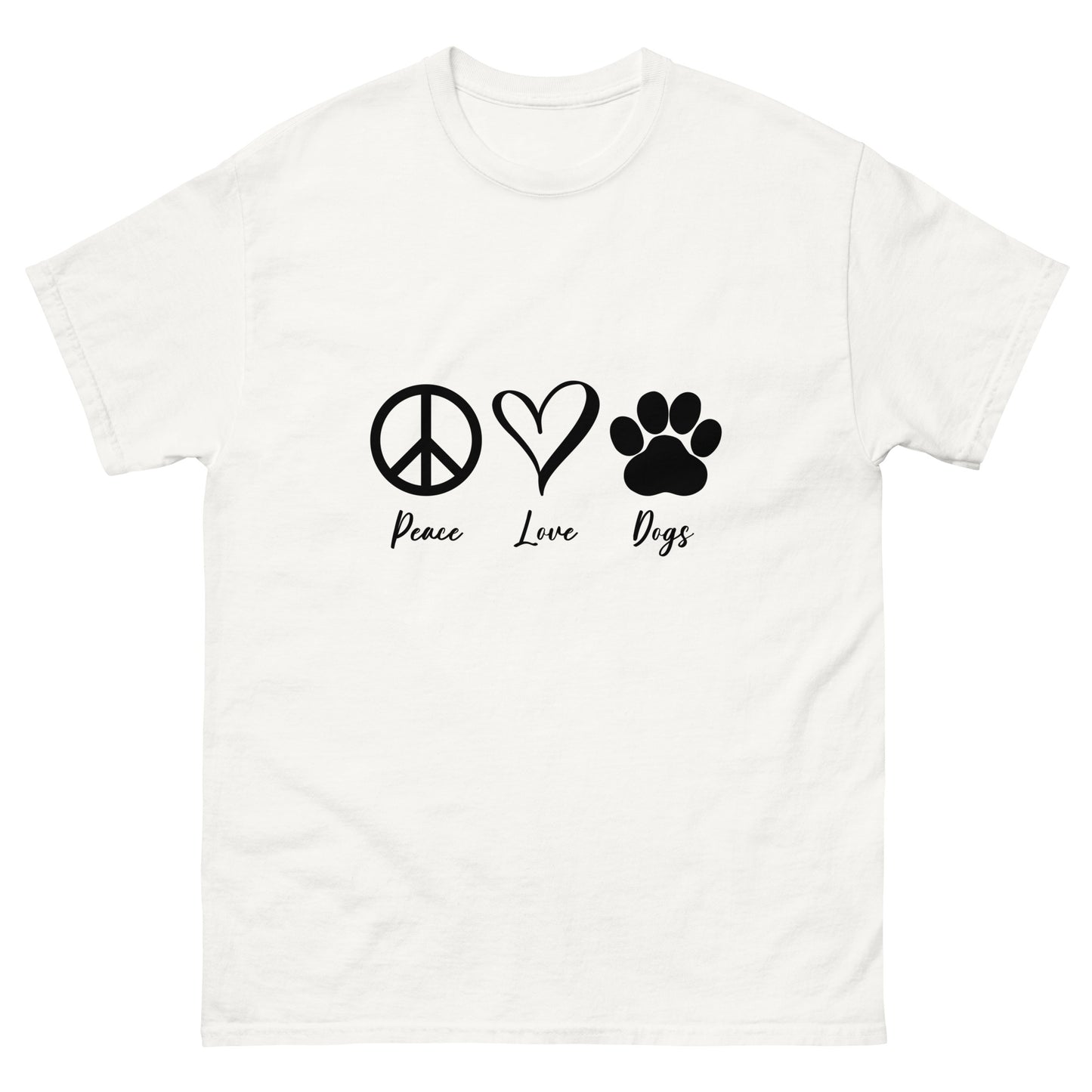 Peace Love Dogs - classic tee