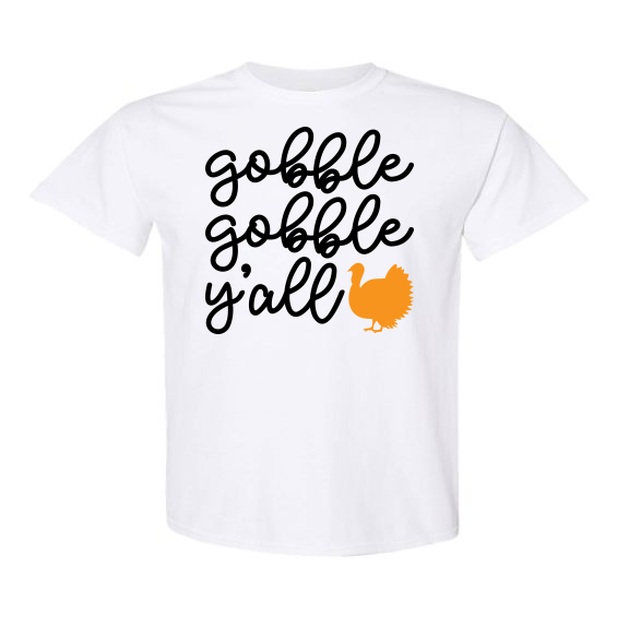 Gobble Gobble Y'all- Short-Sleeve Unisex T-Shirt