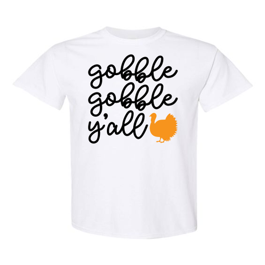 Gobble Gobble Y'all- Short-Sleeve Unisex T-Shirt