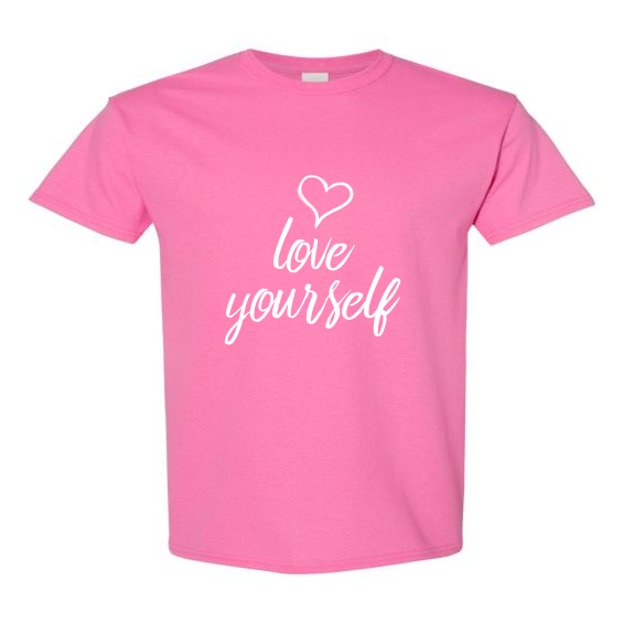 Love Yourself - Unisex Short Sleeve T-Shirt- Gildan 5000 Heavy Cotton